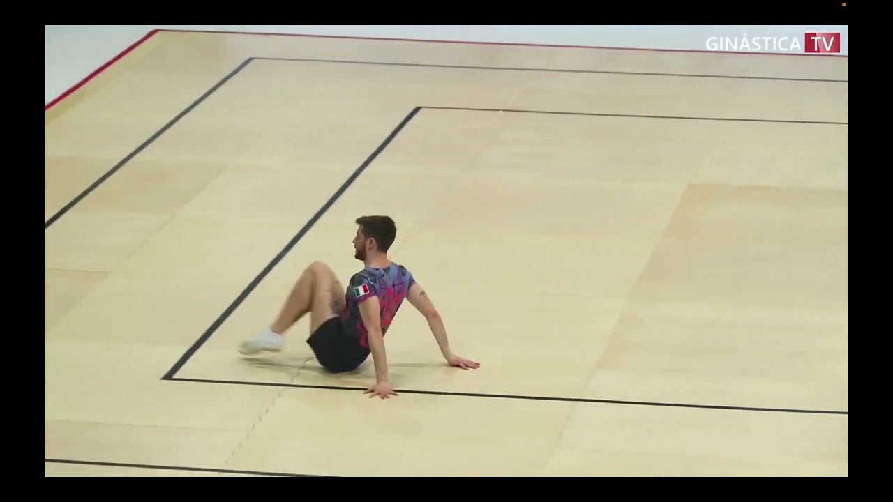 PATTERI Marcello (ITA) FINALS Aerobic gymnastic Fig open 2024, CANTANHEDE - Individual Men finales