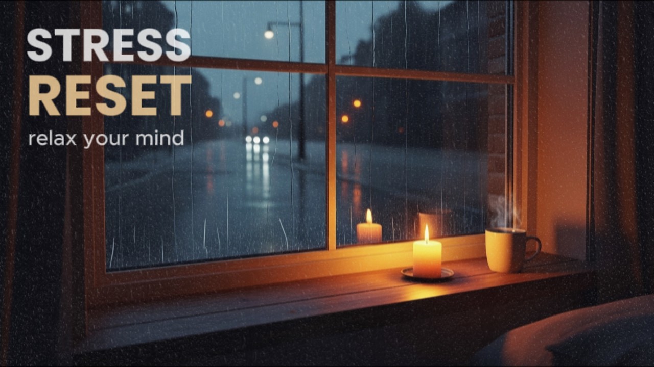Stress Relief Brain Reset 🌧️ | Calm Ambient Music to Relax Your Mind