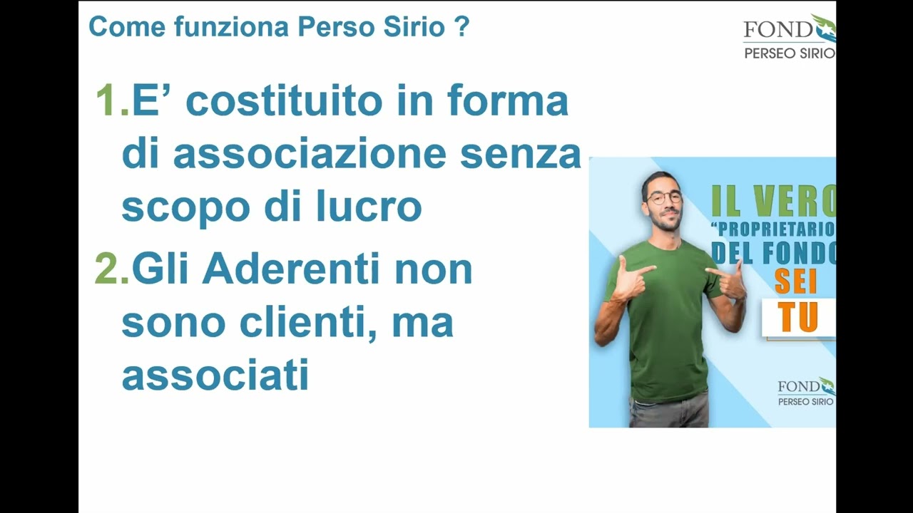 Fondo Perseo Sirio: la previdenza complementare