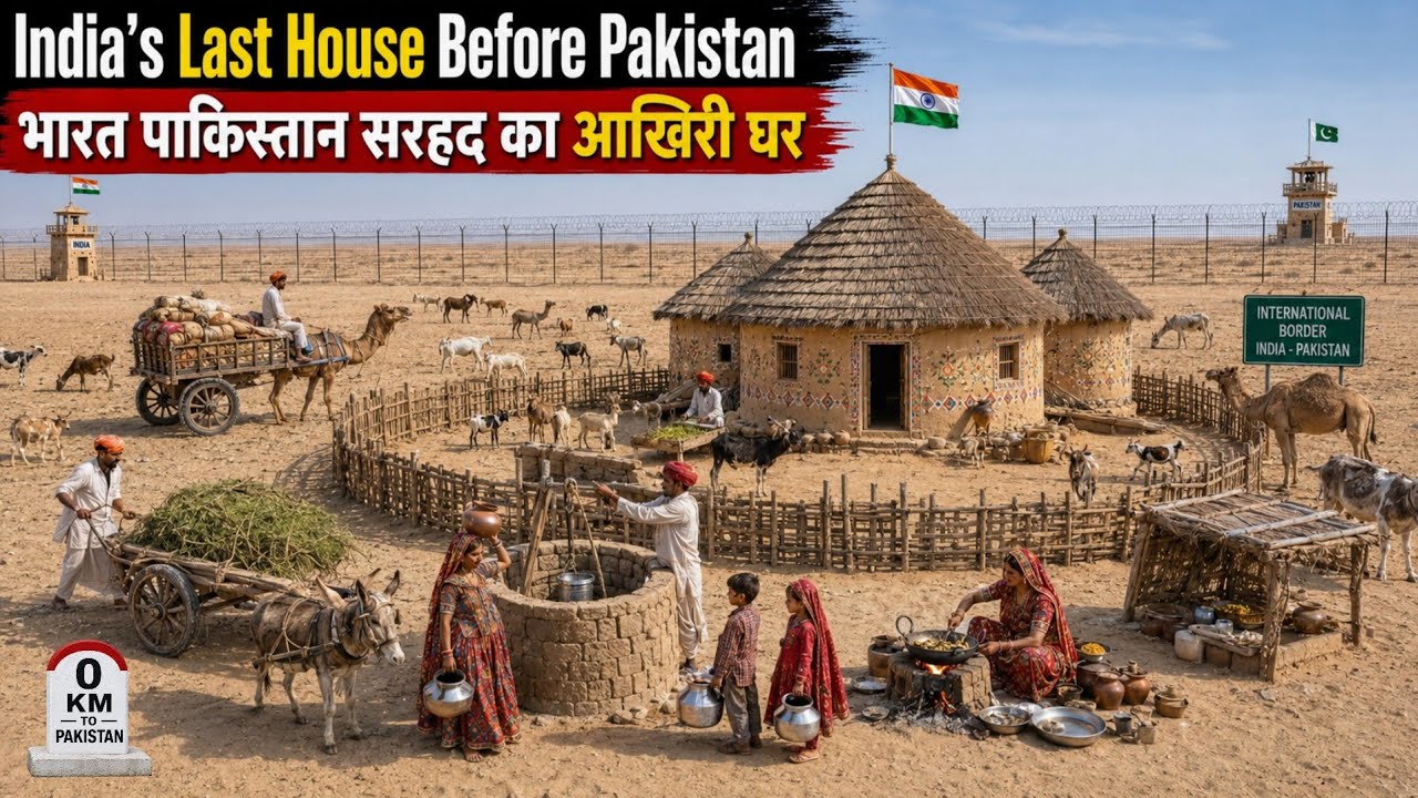 पाकिस्तान के सामने भारत की आख़िरी झोपड़ी | Life Near Pakistan Border | Desert Life | Shepherd Life