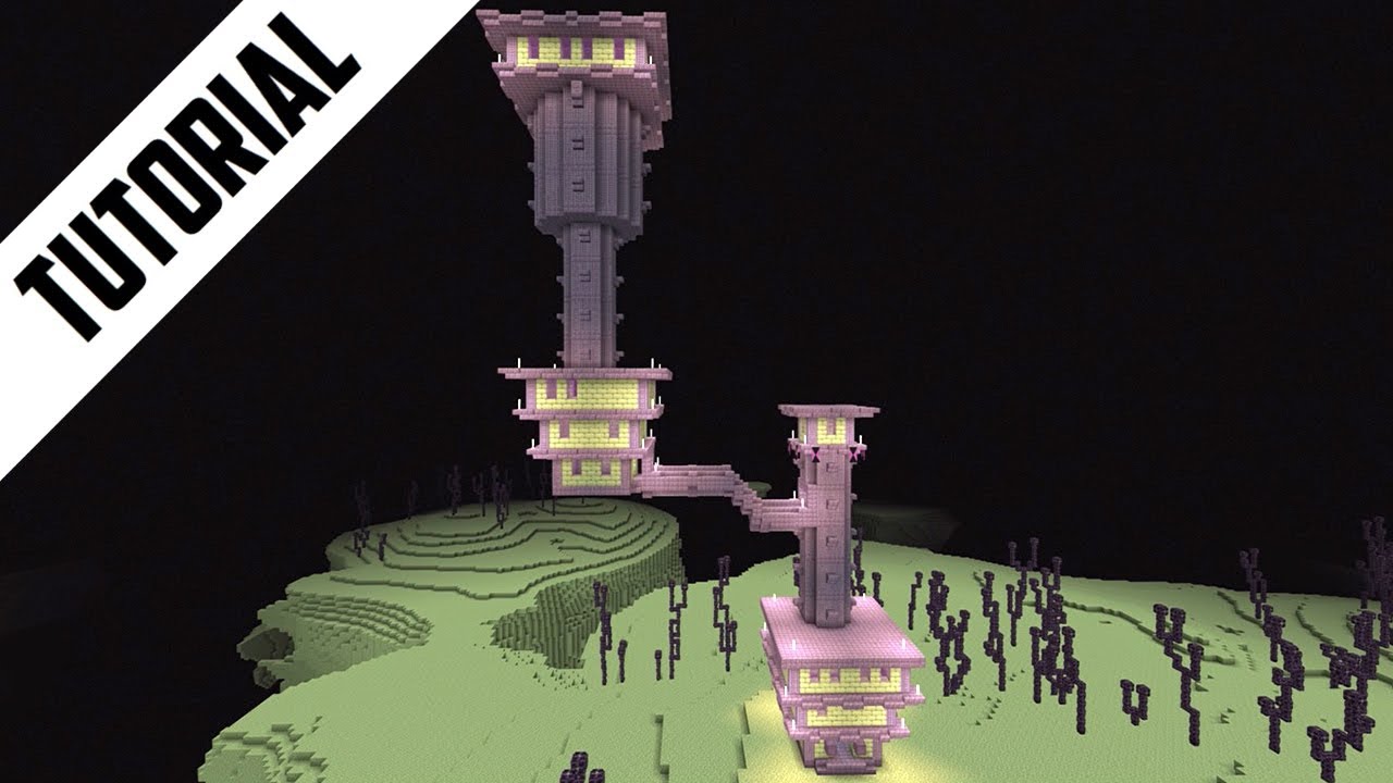 Minecraft: How to Build a Small End City (Step By Step)