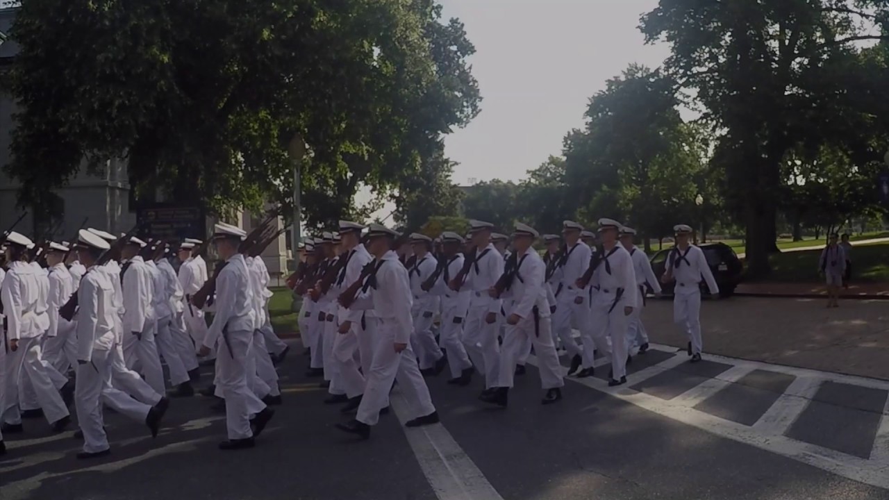 First formal parade USNA Class of 2021