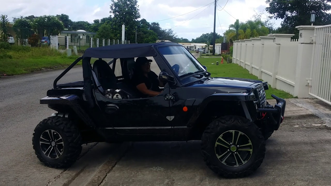Oreion Reeper UTV stroll with shitzu jazz and lush