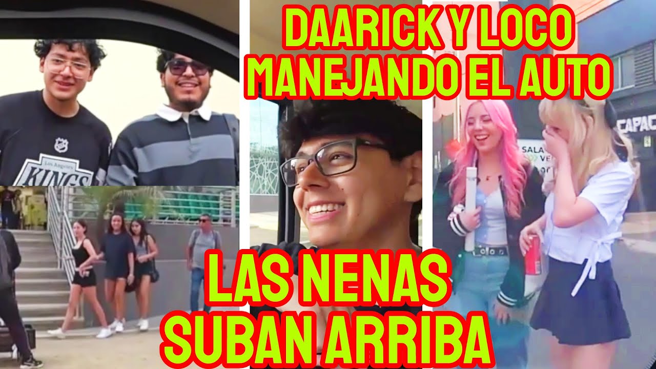 DAARICK Y LOCO SORPRENDEN A LAS CHICAS Y AQUINO CON SU AUTO DE TEMU + MANEJANDO CON MUSICA FUERTE XD
