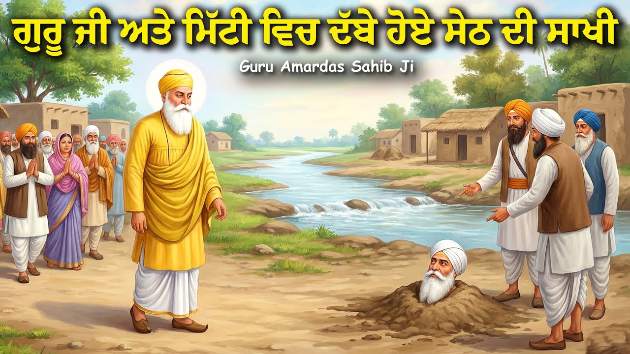 ਗੁਰੂ ਜੀ ਅਤੇ ਮਿੱਟੀ ਵਿਚ ਦੱਬੇ ਹੋਏ ਸੇਠ ਦੀ ਸਾਖੀ | Guru Amardas Sahib Ji Katha | United Panjab