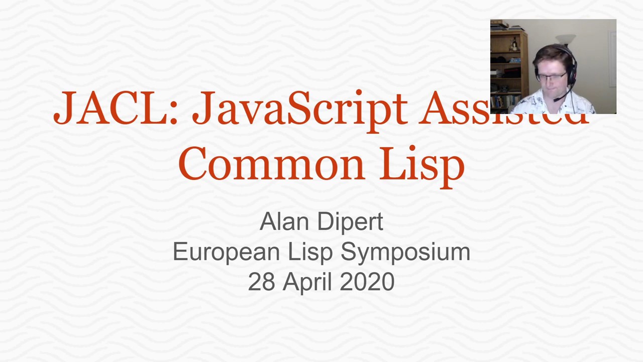 JACL: A Common Lisp for Developing Single Page Web Applications