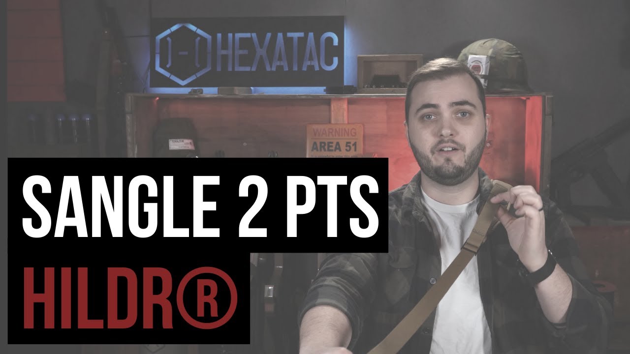 Présentation Sangle 2 points HILDR® | Khimaira Strategy Tactics x Hexatac | Sangle à Fusil
