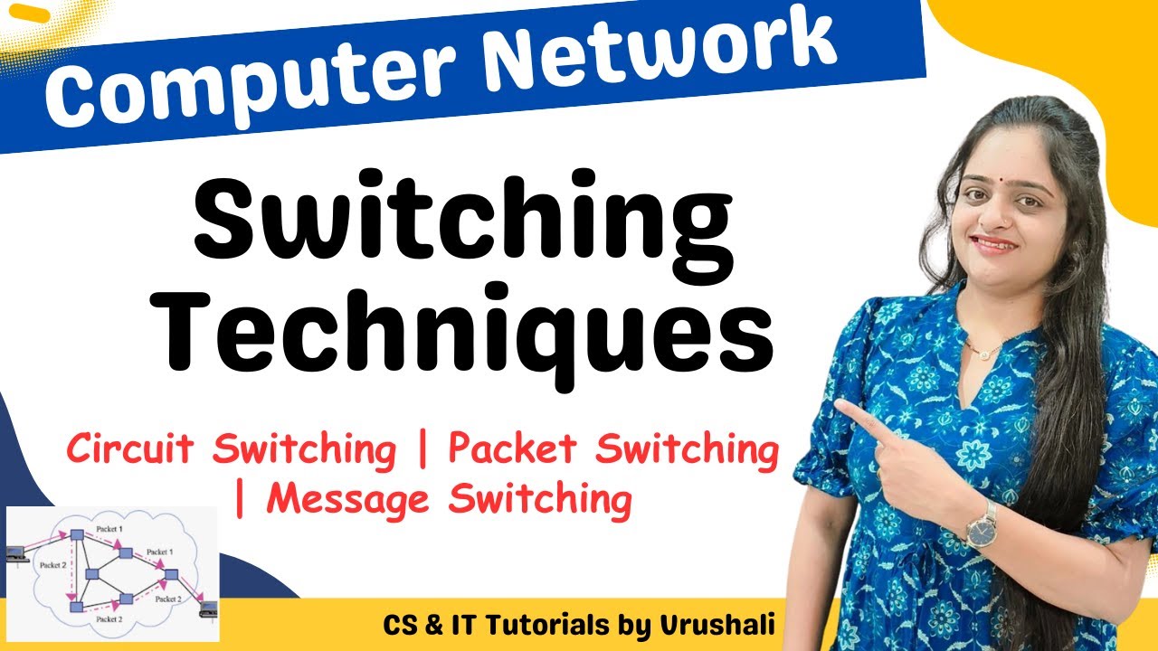 CN 15 : Switching Techniques | Circuit Switching | Packet Switching | Message Switching