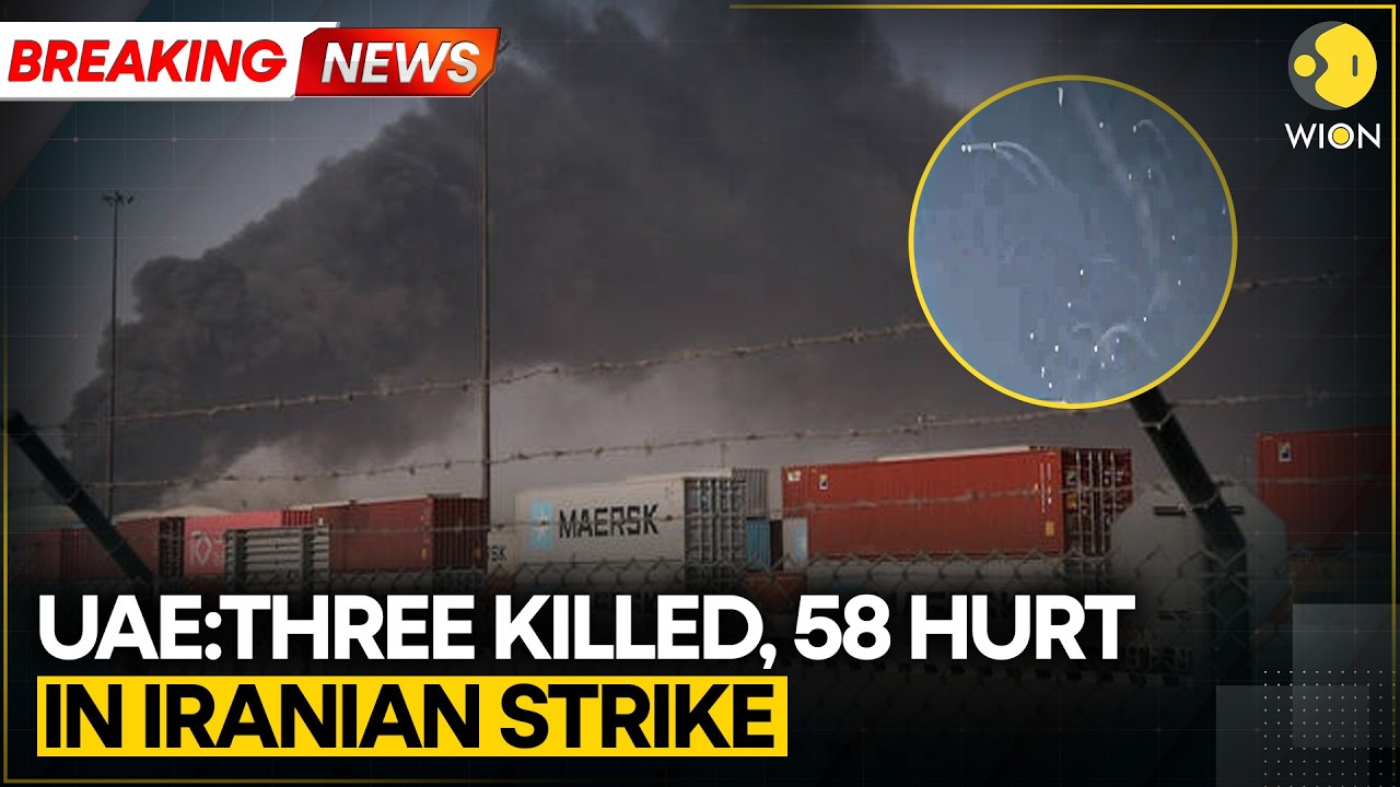 US-Iran War: Three Killed, 58 Injured in UAE as Iranian Strikes Hit Gulf Nation | WION BREAKING
