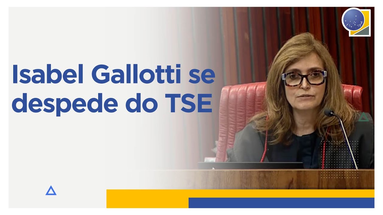 Ministra Isabel Gallotti é homenageada pelo plenário | Cortes do TSE