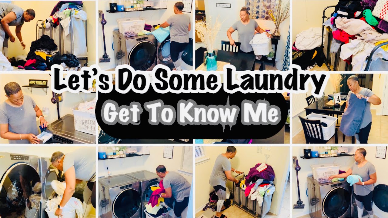 AFTER DARK LAUNDRY MOTIVATION | GET TO KNOW ME | Tifani Michelle