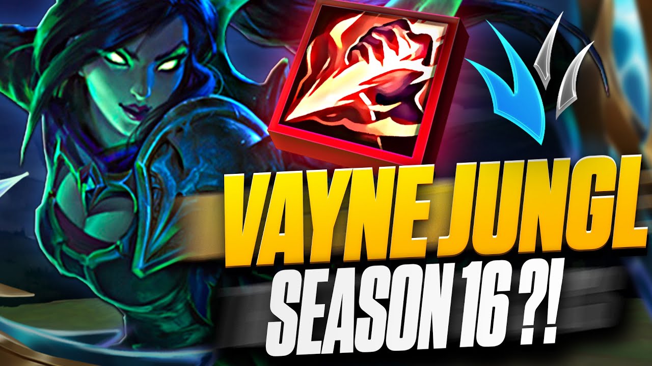 VAYNE JUNGLE IN SEASON 16 INSANE 19 KILLS CRAZY - League of Legends Vayne Commentary
