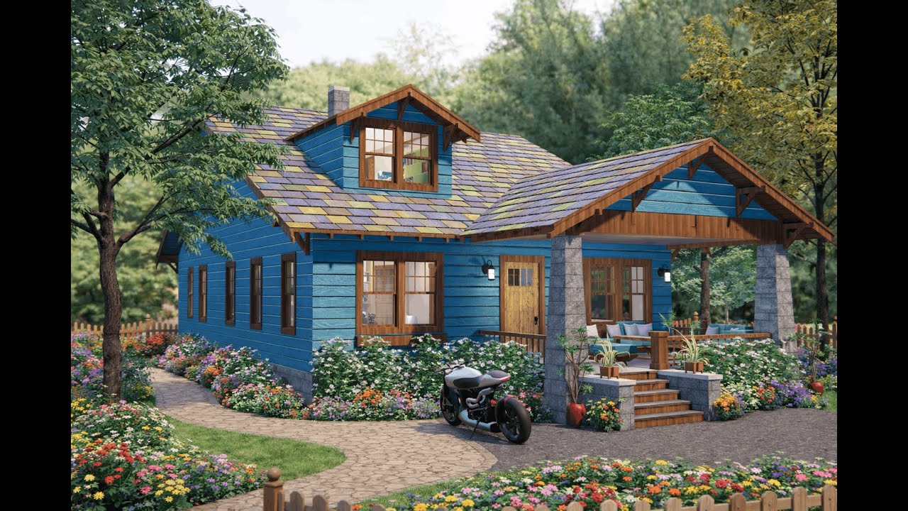 Tiny Small Home Design 13 x 9 Meters (43 x 30 ft) | Smart 117 SQM House Plan