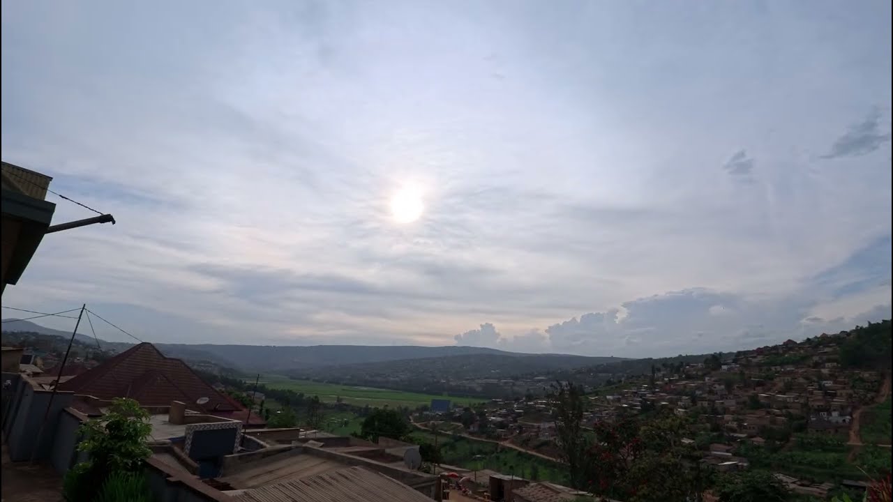 Sunset in Kigali on February 16