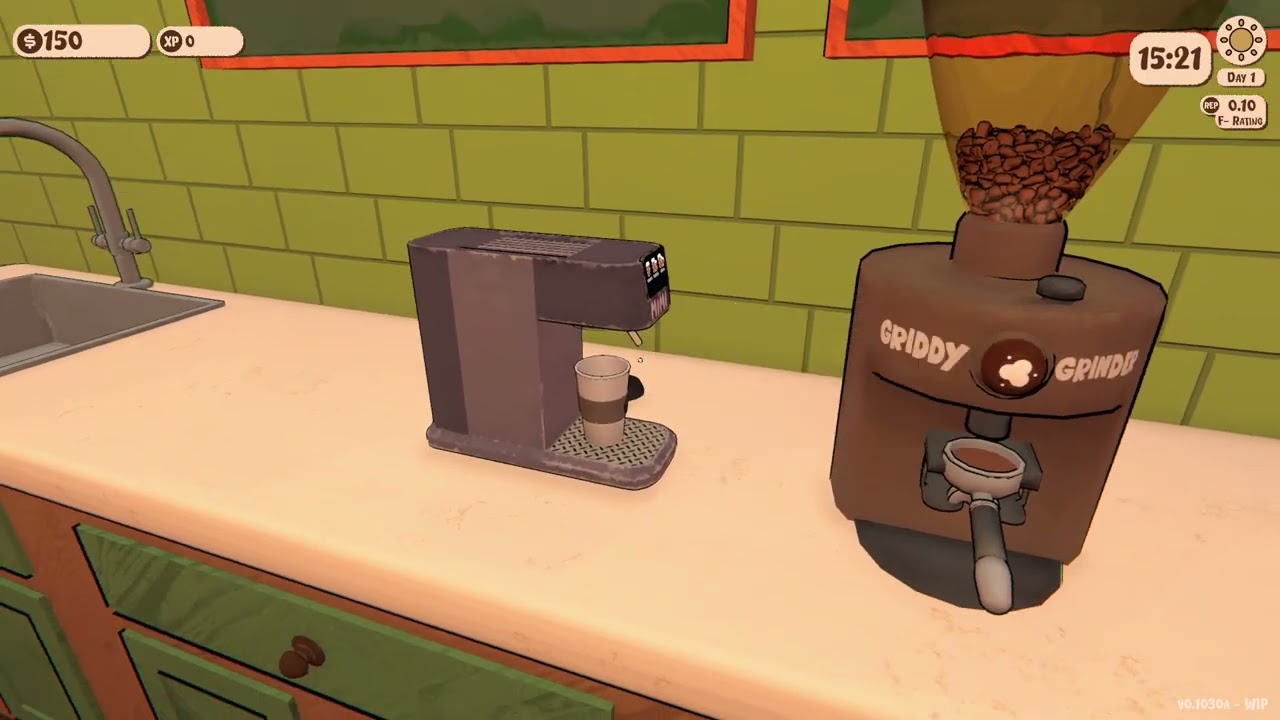 Coffie Simulator: Prologue Gameplay (PC Game)