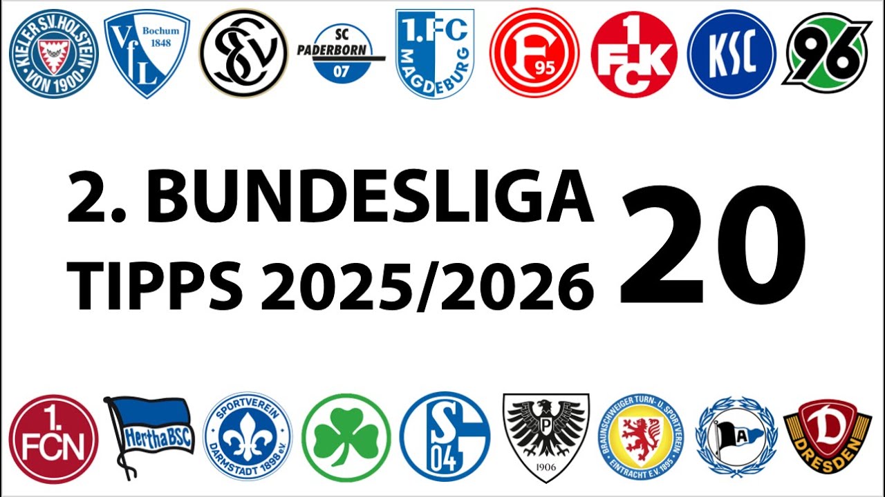 Bundesligatipps 2.Liga - 20.Spieltag - Saison 2025/2026