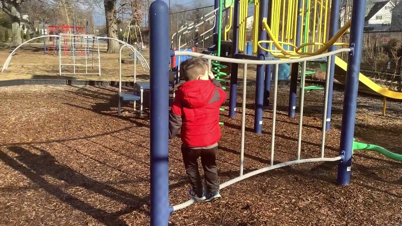 We went to the playground