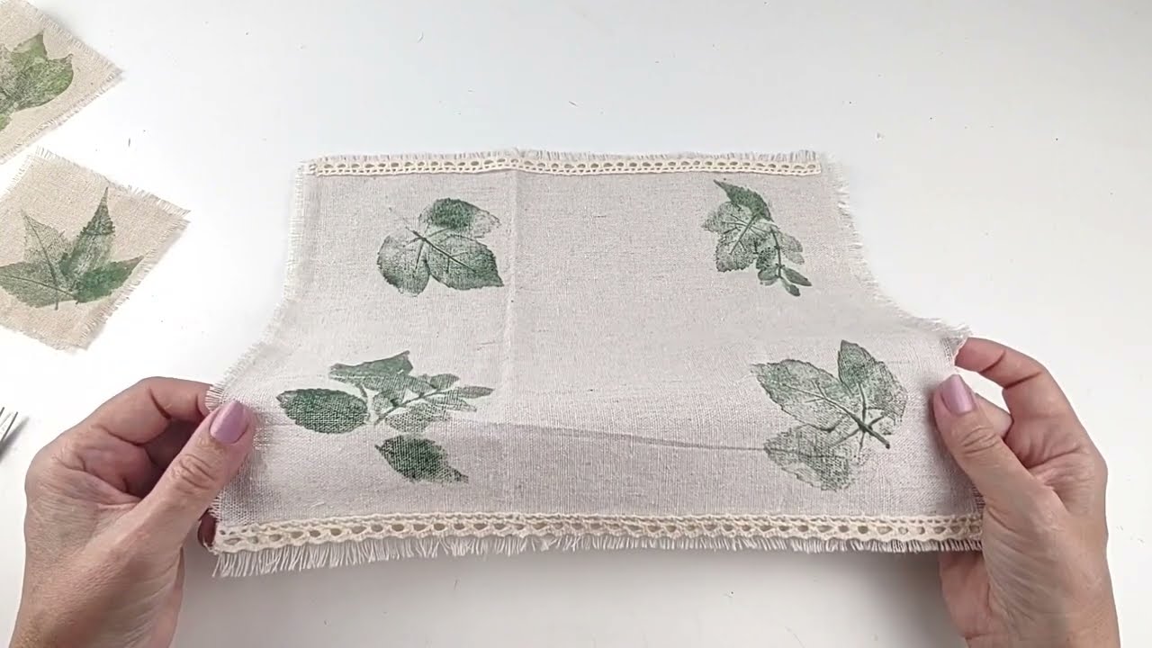 Leaf Printing on Fabric | Easy DIY Tutorial - Crafts and Recycling - Step-by-Step Guide