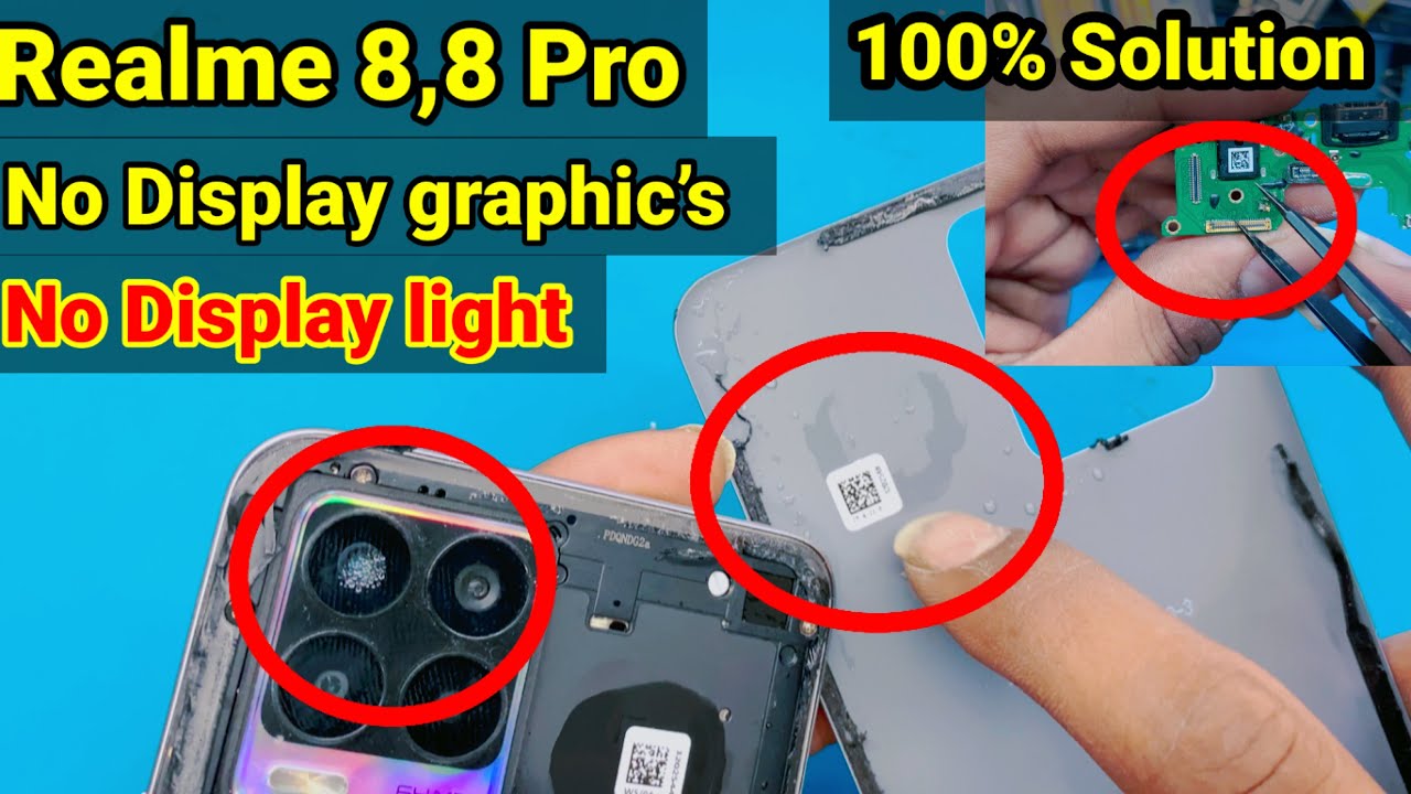 Realme 8,8 Pro No Display light Problem Solution | Realme 8 Display light Problem Display light Fix