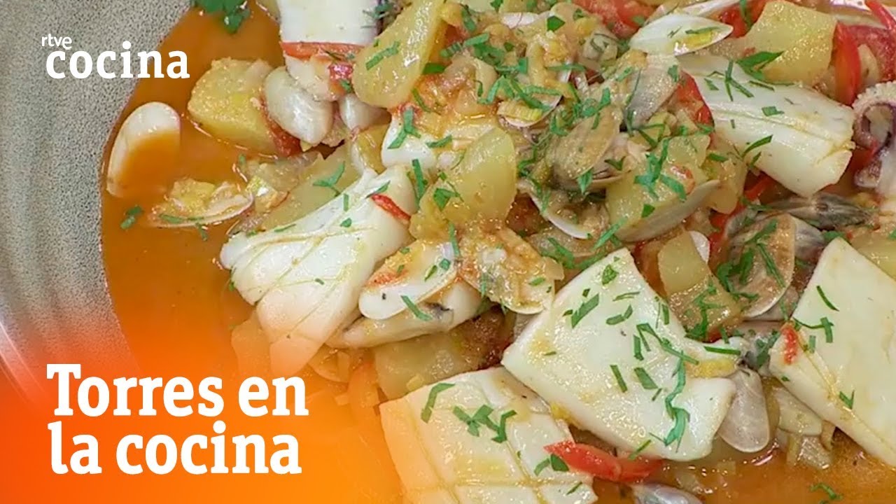 Cómo hacer Sepia con almendras - Torres en la Cocina | RTVE Cocina