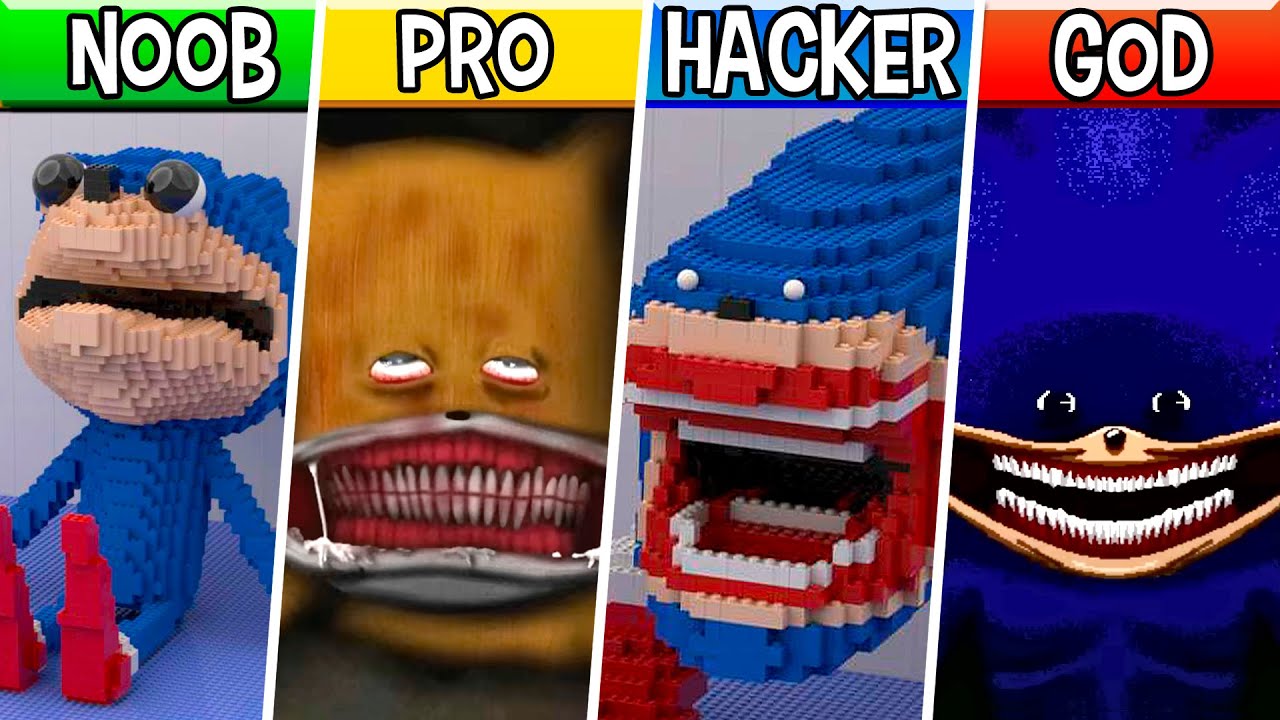 LEGO ALL Characters in Shin Sonic Tapes (Collection #1) : Noob, Pro, HACKER! / (The Sonic Tapes)
