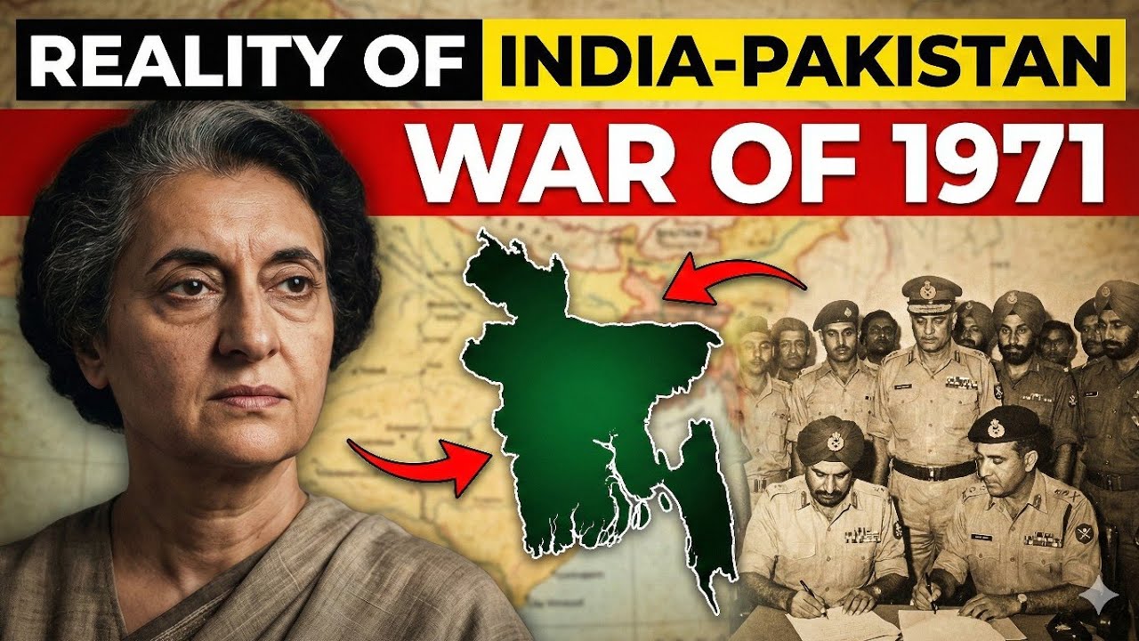 India Pakistan 1971 War | Why it happened? | Bangladesh Liberation 