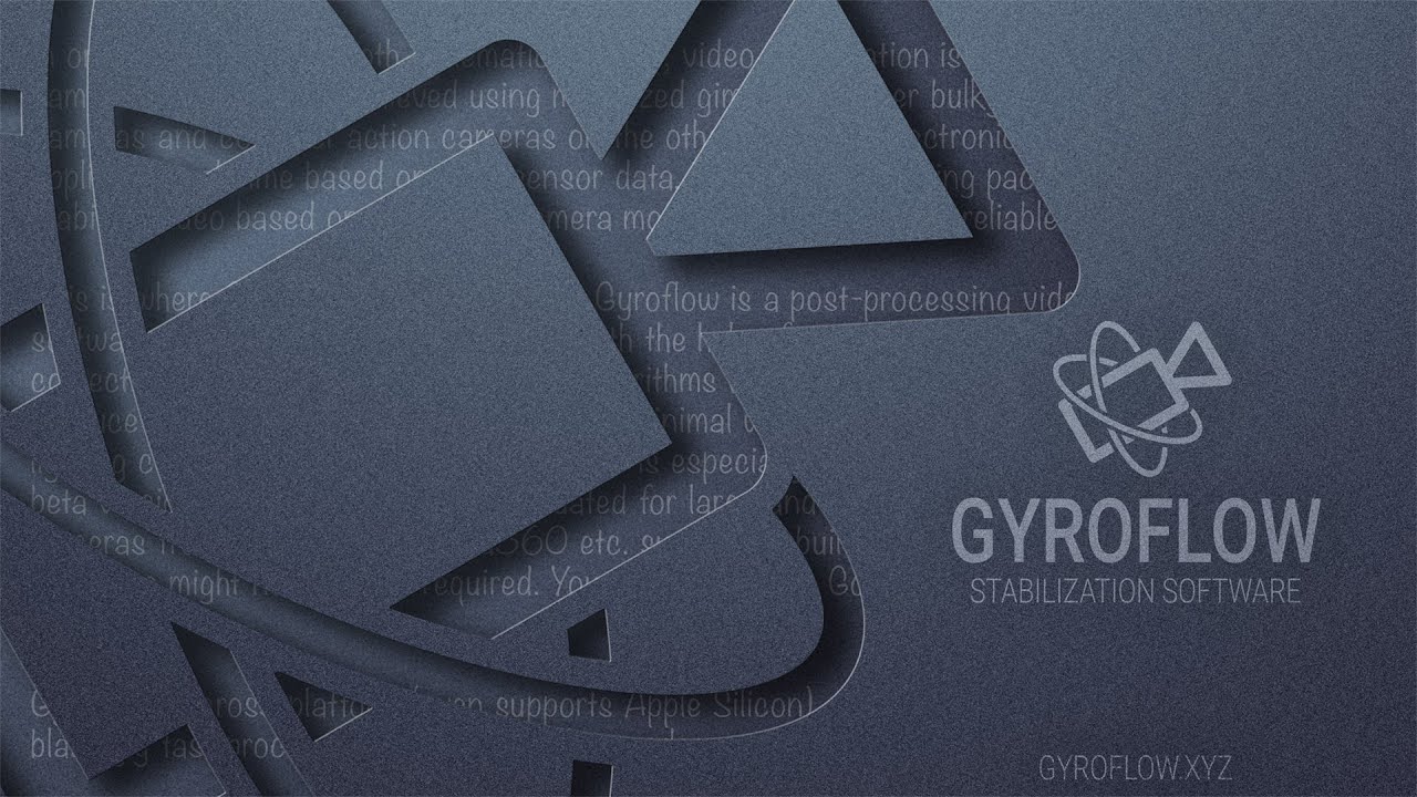 Не падай в обморок от стабилизации! Релиз Gyroflow 1.0.0