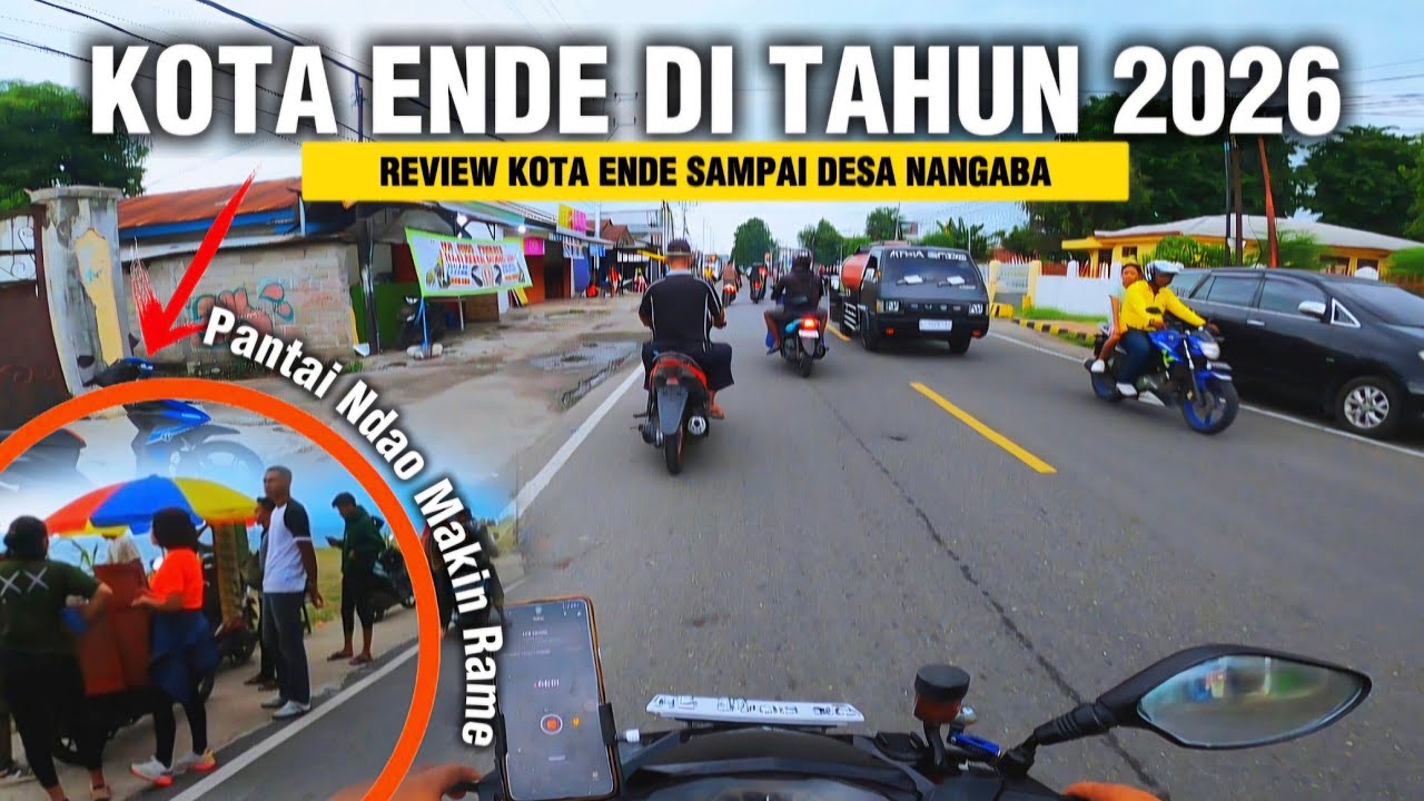 PERDANA‼️Keliling KOTA ENDE TAHUN 2026 Dari pusat kota sampai NANGABA || Makin rame dan maju 
