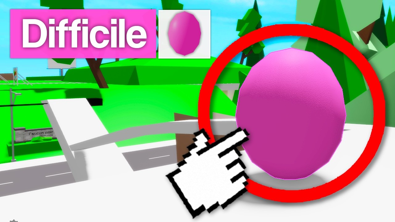 LES EMPLACEMENTS DES OEUFS DE P&Acirc;QUES EN DIFFICILE SUR BROOKHAVEN ROBLOX