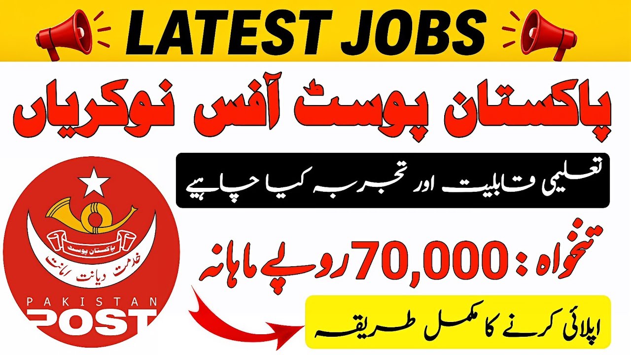 Pakistan Post Office Jobs | Government Department Jobs 2026 | New Jobs 2026 in Pakistan Today