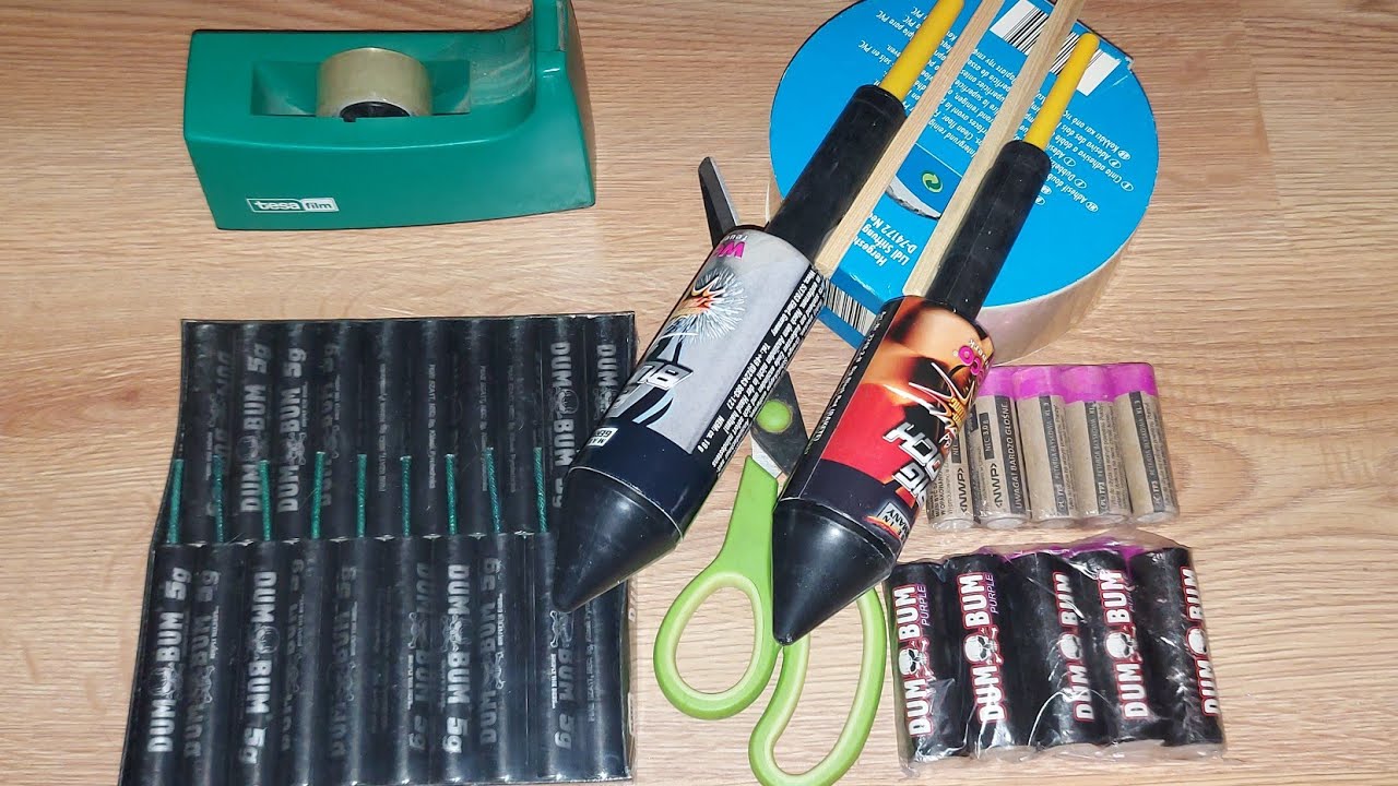 KNALL RAKETEN EINFACH SELBER BAUEN
