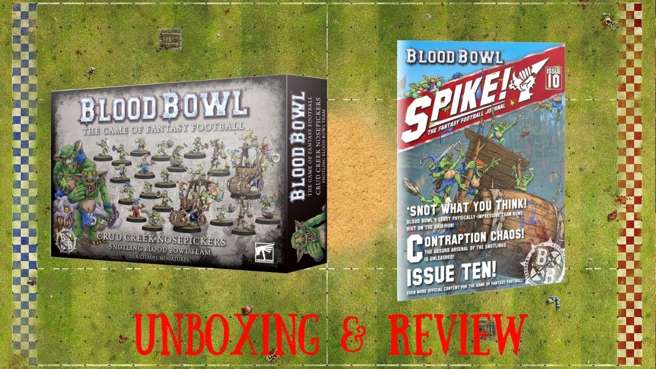 Unboxing of the Snotling team and spike 10