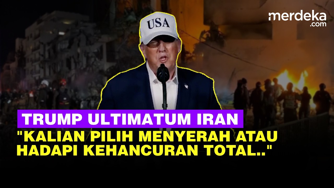 [FULL] Trump AS Ultimatum Iran: Pilih Menyerah atau Hadapi Kehancuran Total!