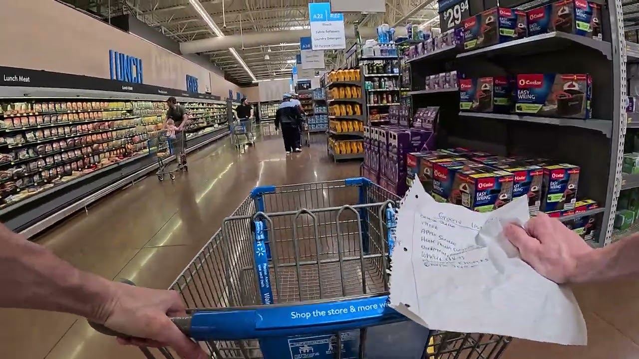 5 18 Light Grocery Shopping @ Walmart, 4K/60 HDR