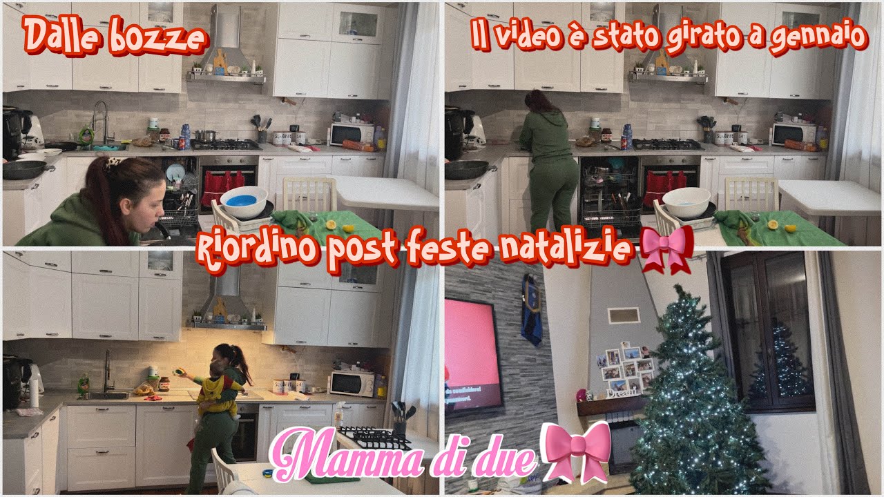 (Bozze) riordino post vacanze natalizie (video di gennaio) 🎀 | Mamma di due