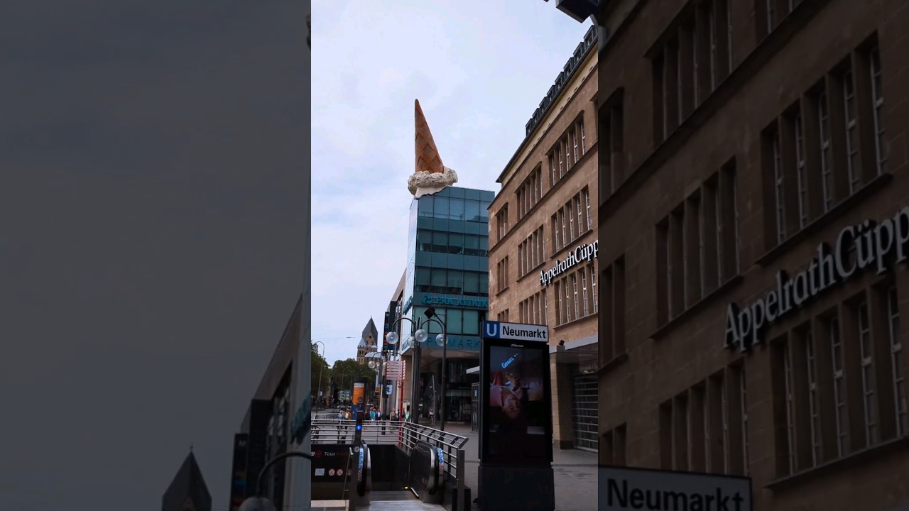 Icecream Building 🍦#shorts #architecture #germany