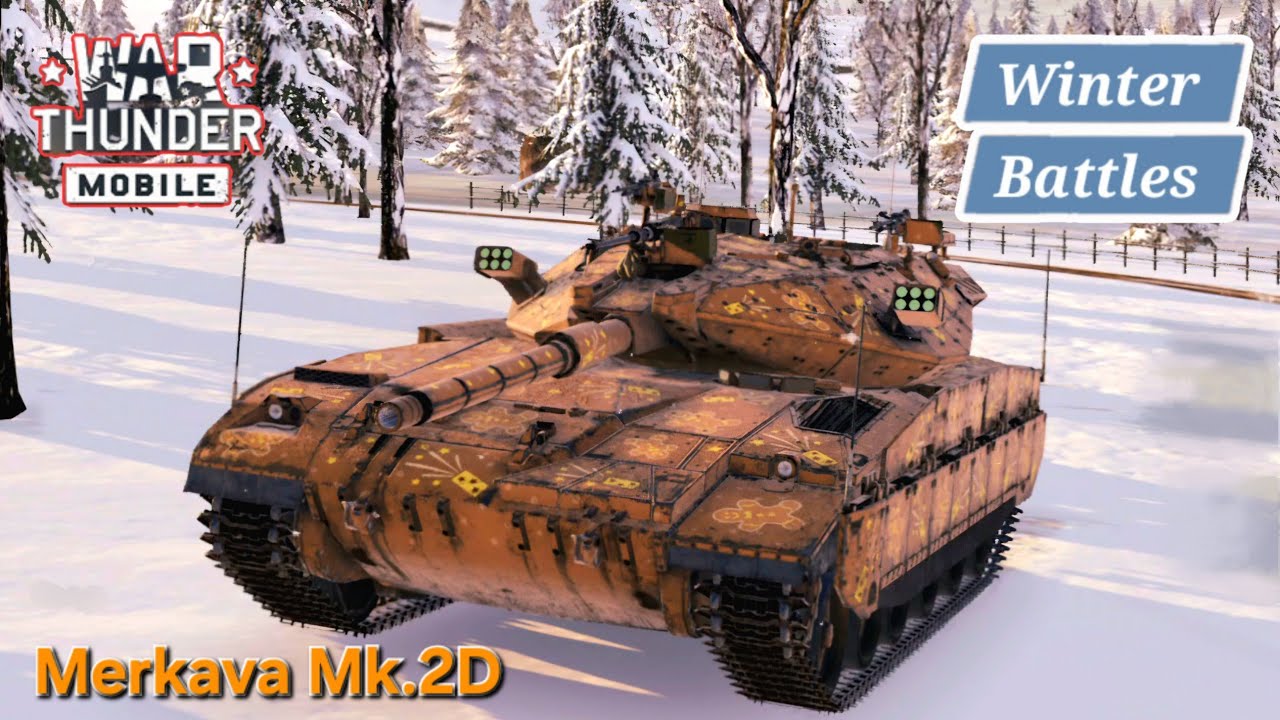 War Thunder Mobile | Not everything ends in Victory -Merkava Mk.2D Tier XII -Winter Battles gameplay
