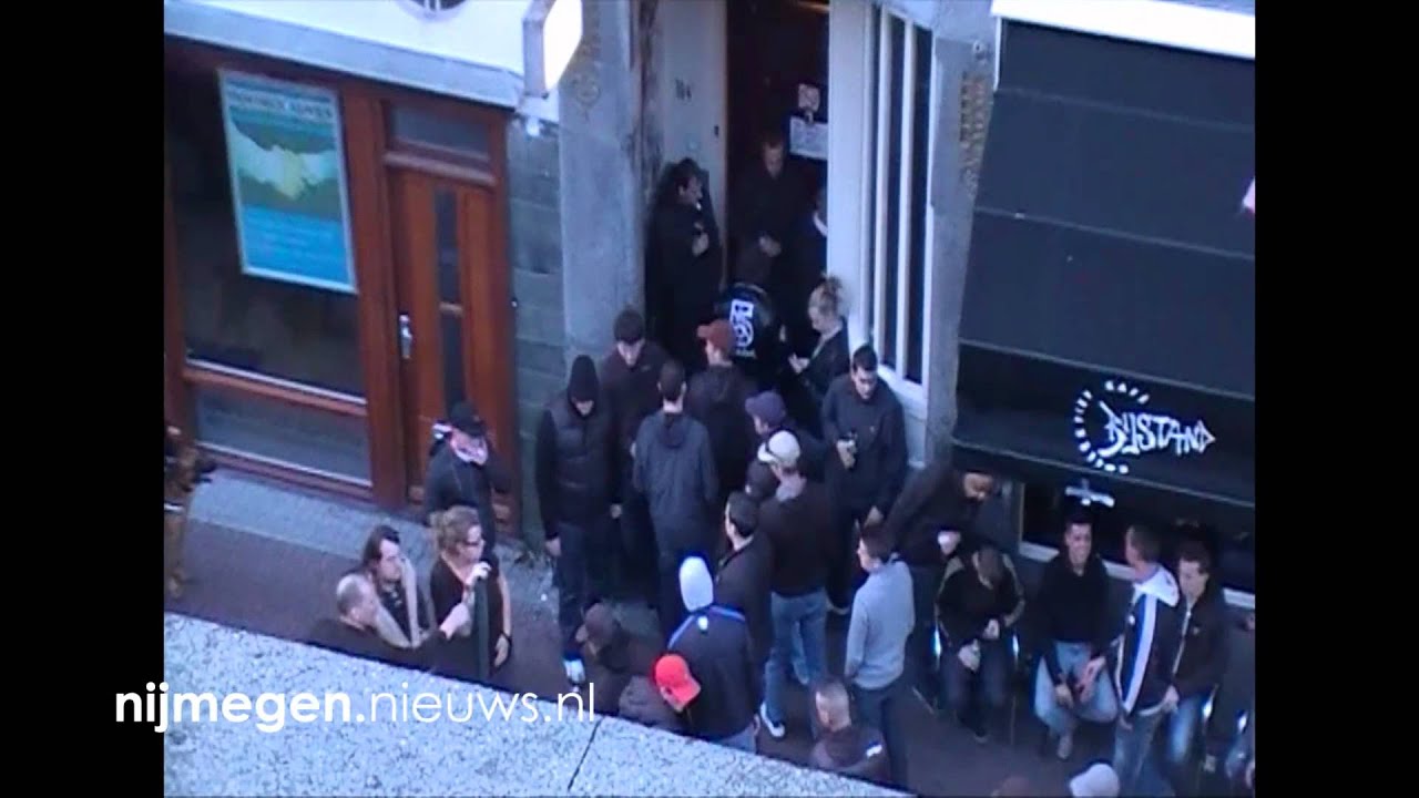 Willem II hooligans in Nijmegen