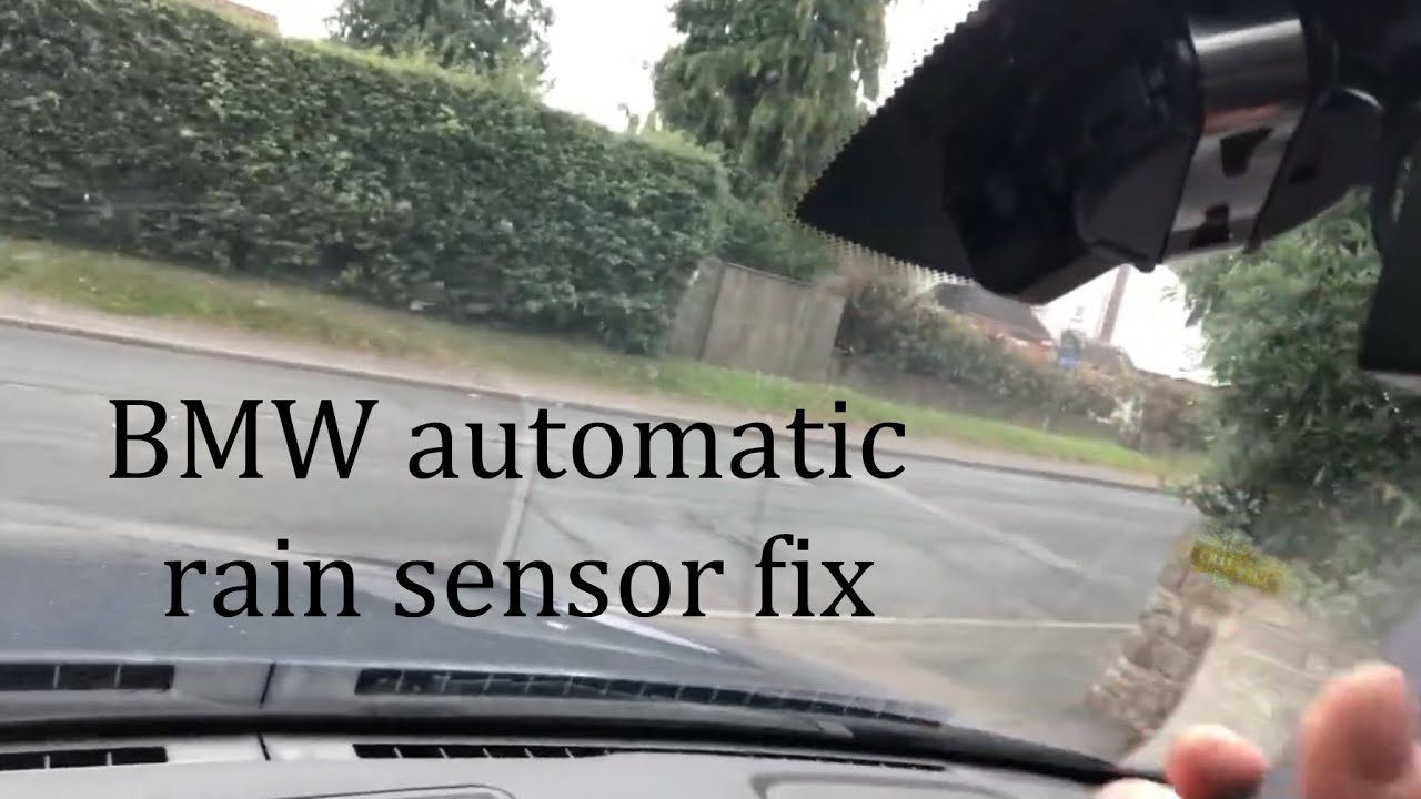 BMW rain sensor fix. Recalibration.