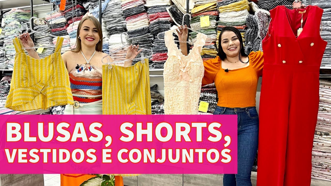 ROUPAS FEMININAS BARATAS EM GOIANIA R$ 13,00 | AMEI DEMAIS