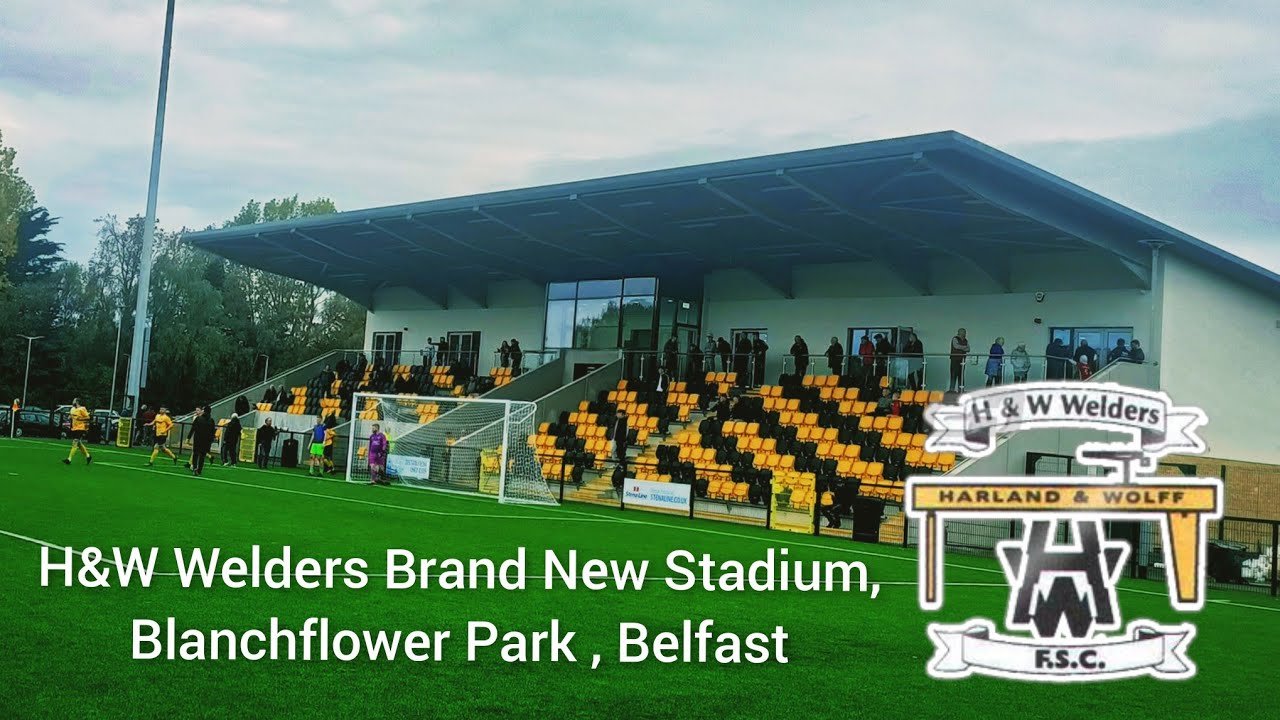H&W Welders Brand New Stadium, Blanchflower Park, Belfast.