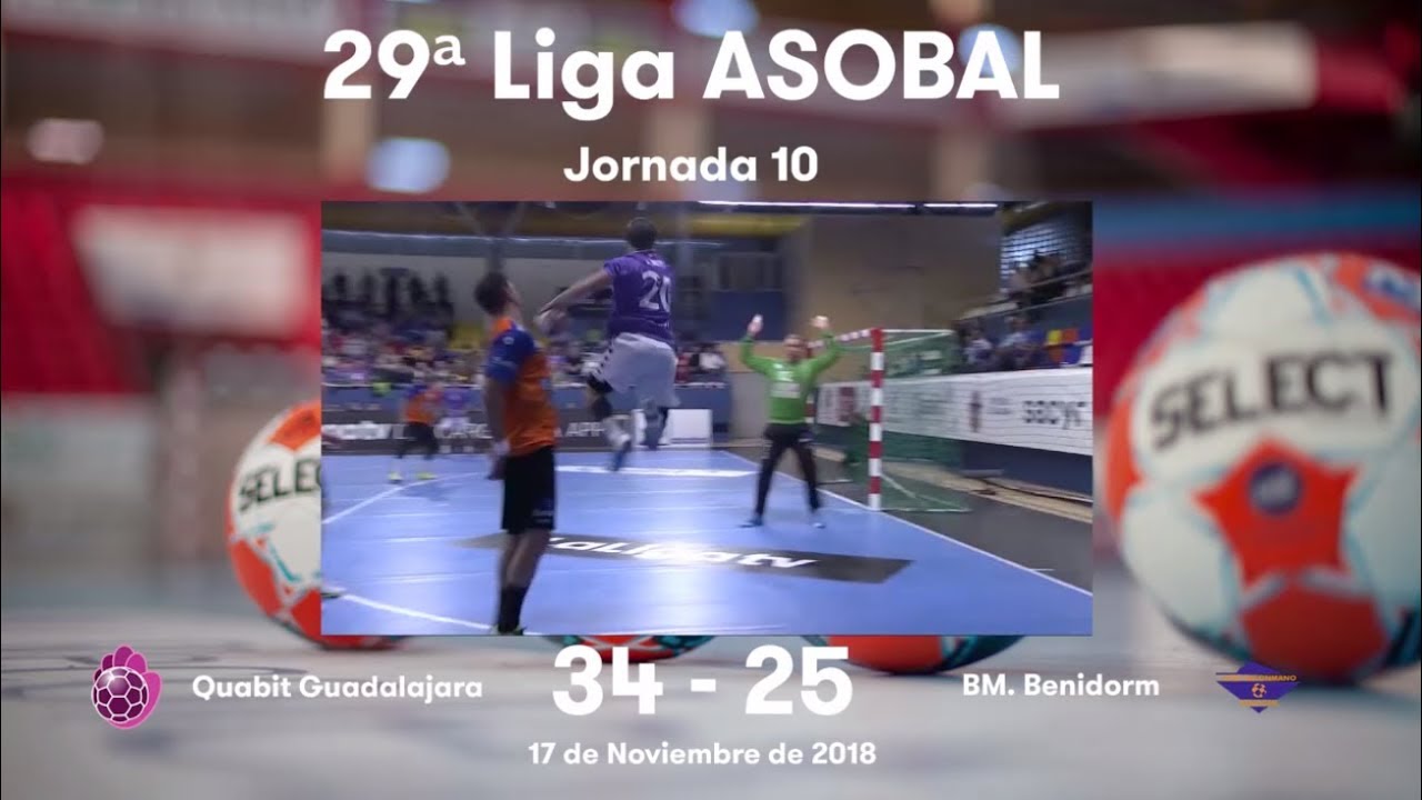 LIGA ASOBAL J10: Quabit Guadalajara - BM. Benidorm 34-25