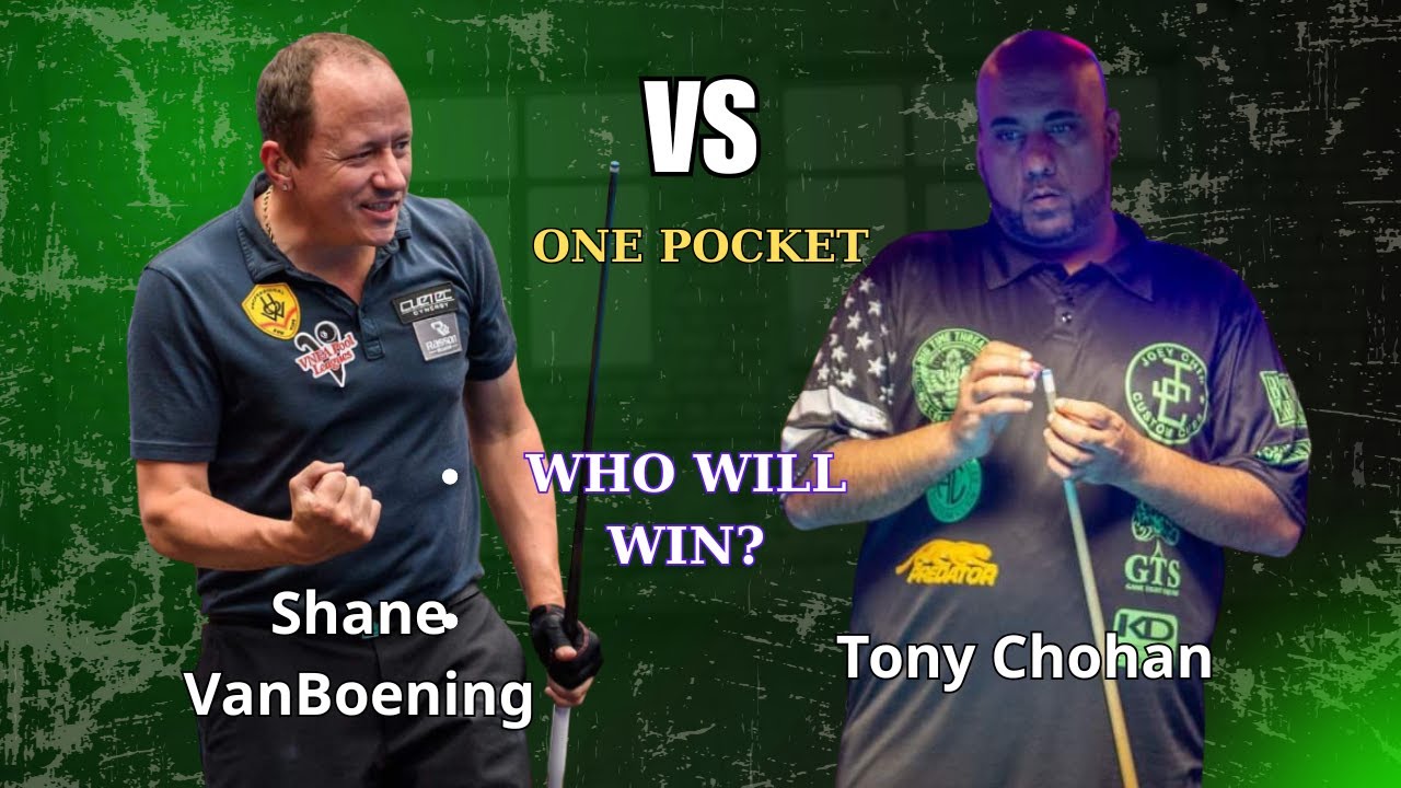 Who Rules One Pocket? ! Shane Van Boening vs Tony Chohan (T-Rex) Race to 6 Showdown 🔥💥P1
