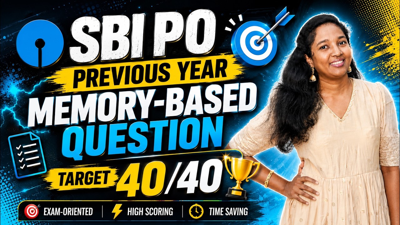 SBI PO previous year Memory based paper I Target English 40/40