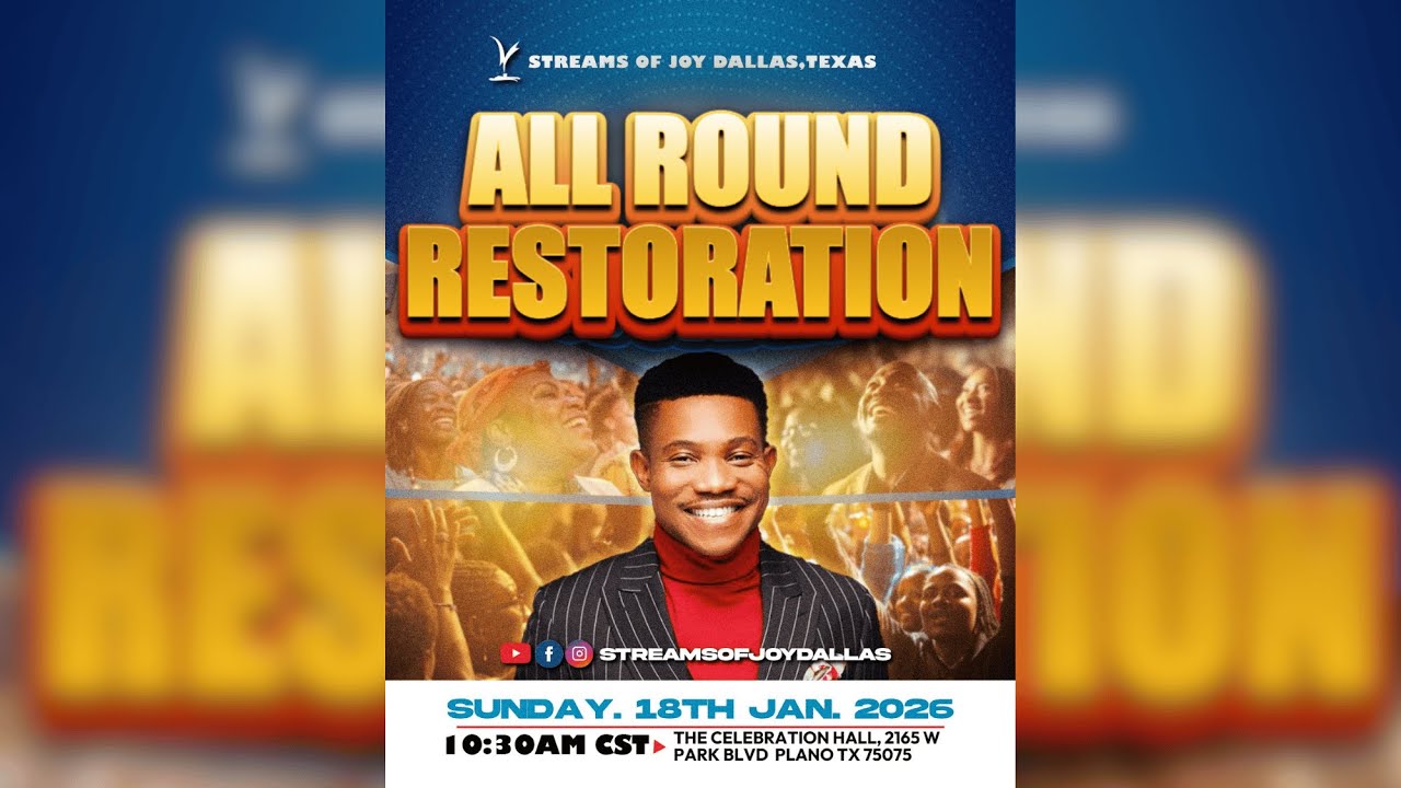 SUNDAY SERVICE || ALL ROUND RESTORATION! || PST KAY || 01/18/26