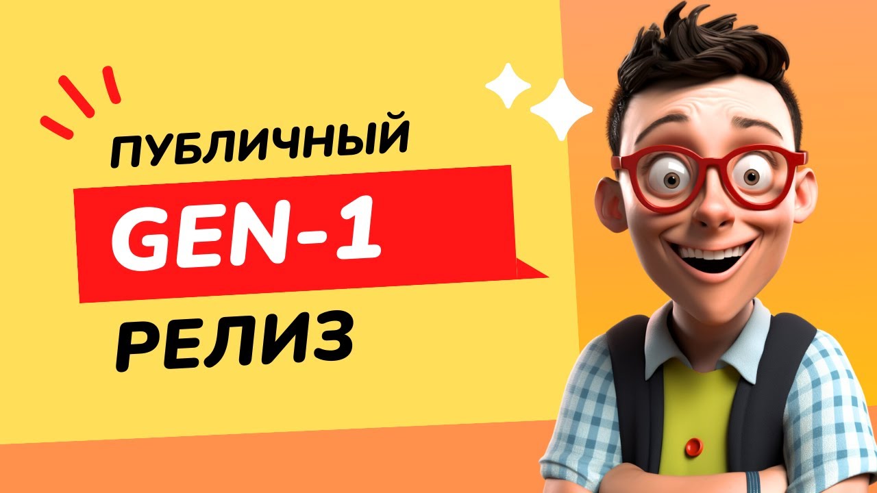 GEN-1. Генерация видео с помощью ИИ