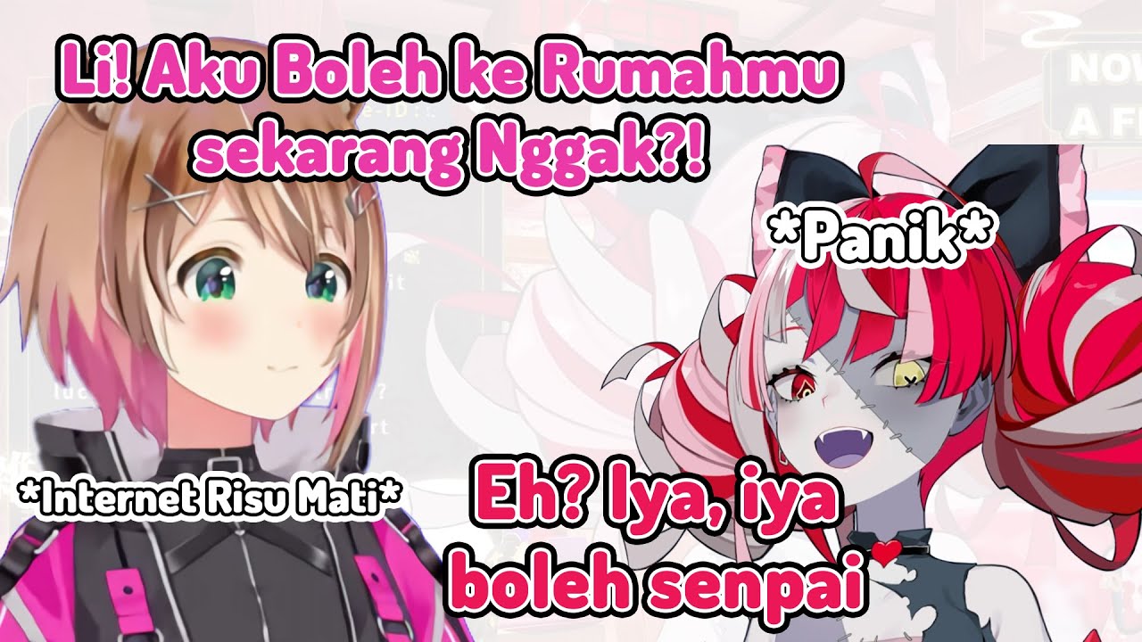 Risu Yang Mendadak Harus Pinjem PC-nya Ollie Buat Event Anime Boston【Risu, Ollie】