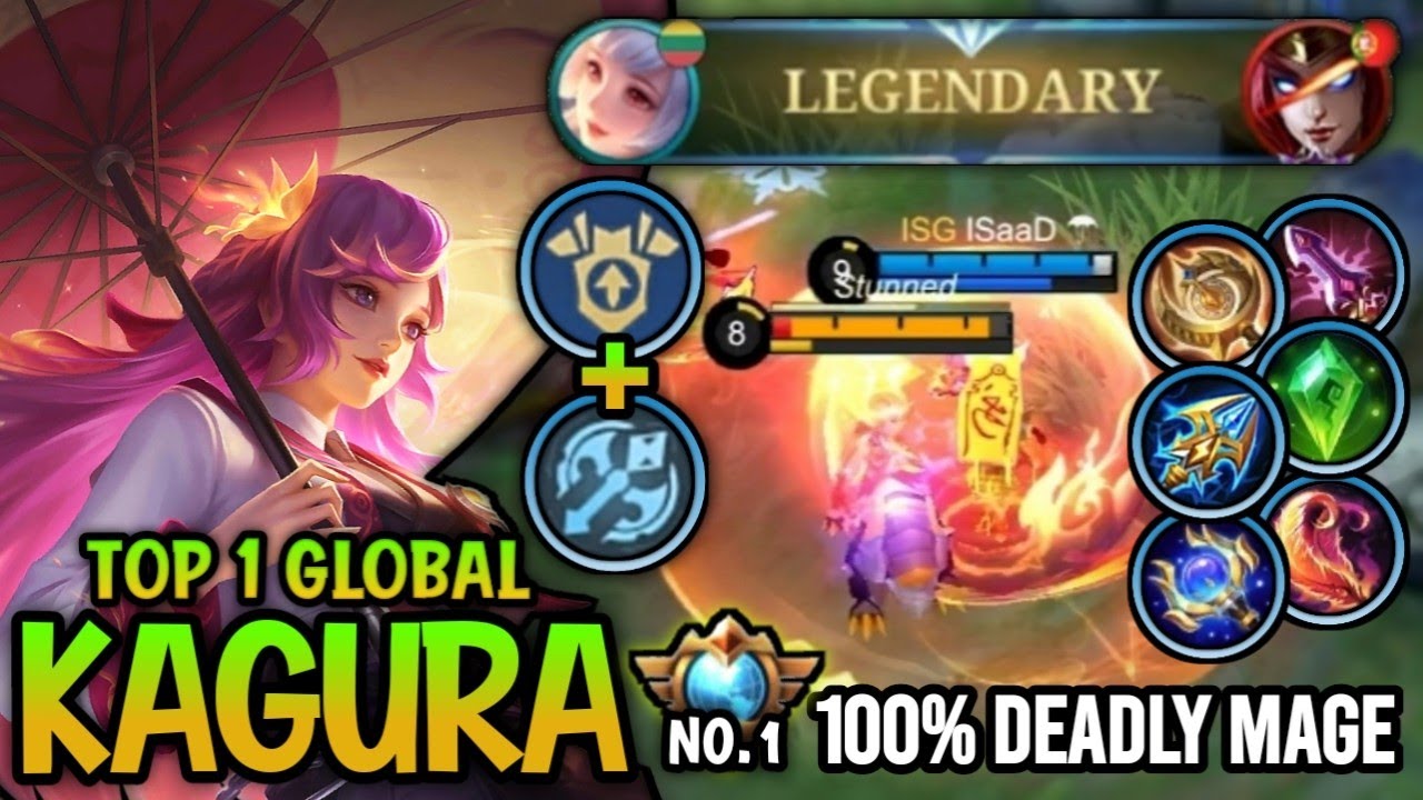 Supreme No.1 Kagura!! Top 1 Global Kagura Best Build & Emblem 2023 - Mobile Legends