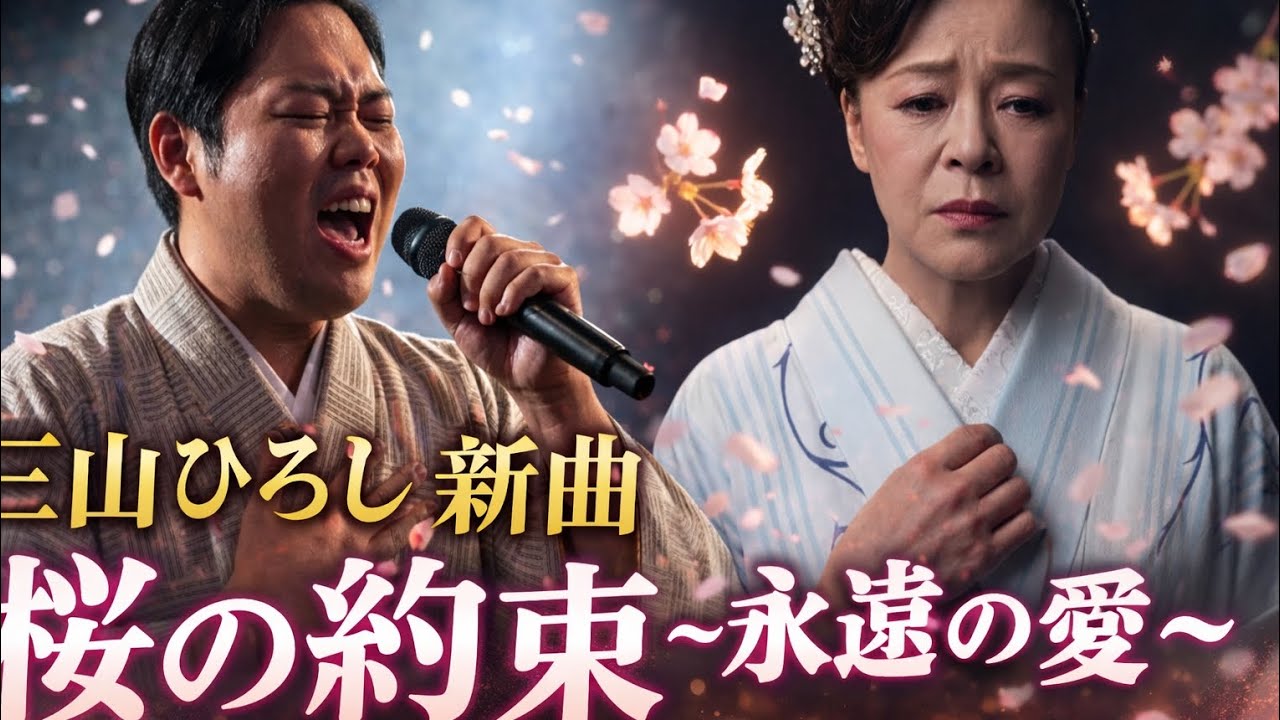 🎶🌸 三山ひろし 最新曲 🌸 桜の約束 〜永遠の愛〜 💖✨