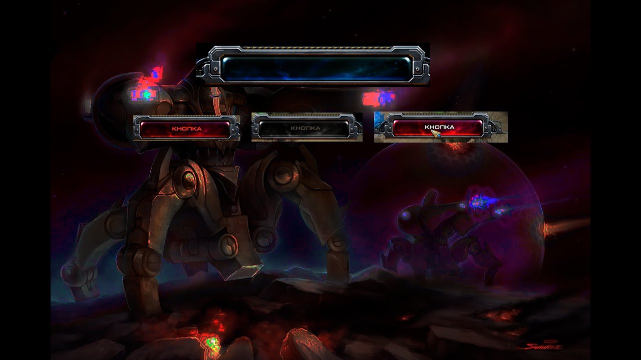StarCraft 2 - Editor и Photoshop  создаем кнопку из картинки